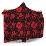 Muladhara Chakra Pattern Print Hooded Blanket