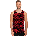 Muladhara Chakra Pattern Print Men's Tank Top