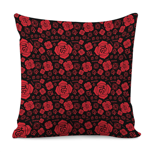 Muladhara Chakra Pattern Print Pillow Cover