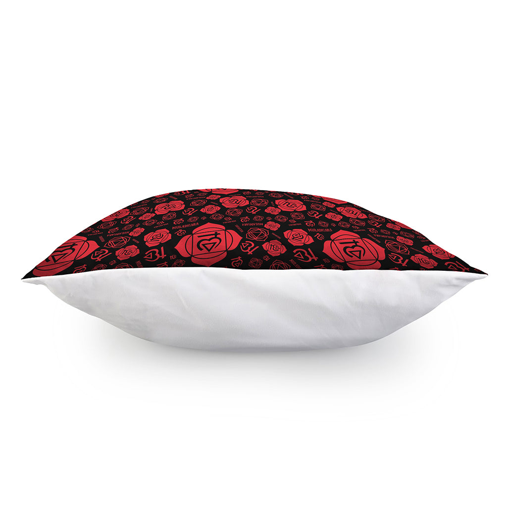 Muladhara Chakra Pattern Print Pillow Cover
