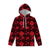 Muladhara Chakra Pattern Print Pullover Hoodie