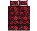 Muladhara Chakra Pattern Print Quilt Bed Set