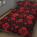 Muladhara Chakra Pattern Print Quilt Bed Set