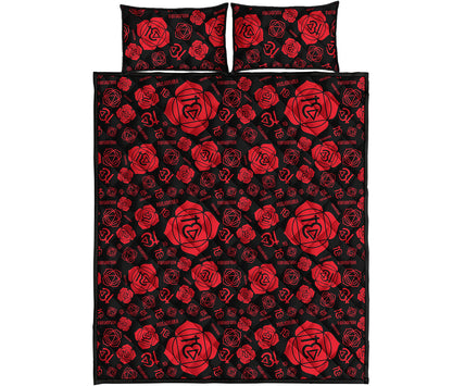 Muladhara Chakra Pattern Print Quilt Bed Set