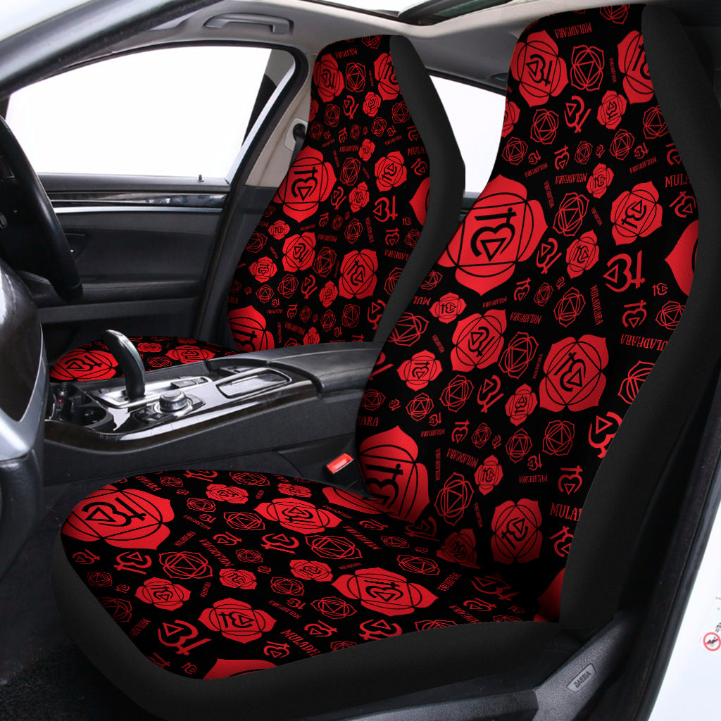 Muladhara Chakra Pattern Print Universal Fit Car Seat Covers