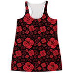 Muladhara Chakra Pattern Print Women's Racerback Tank Top