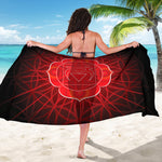 Muladhara Chakra Spiritual Print Beach Sarong Wrap