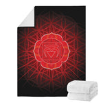 Muladhara Chakra Spiritual Print Blanket