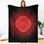 Muladhara Chakra Spiritual Print Blanket
