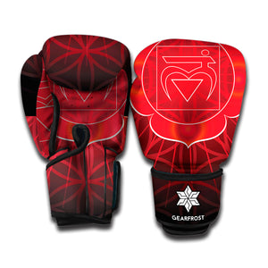 Muladhara Chakra Spiritual Print Boxing Gloves