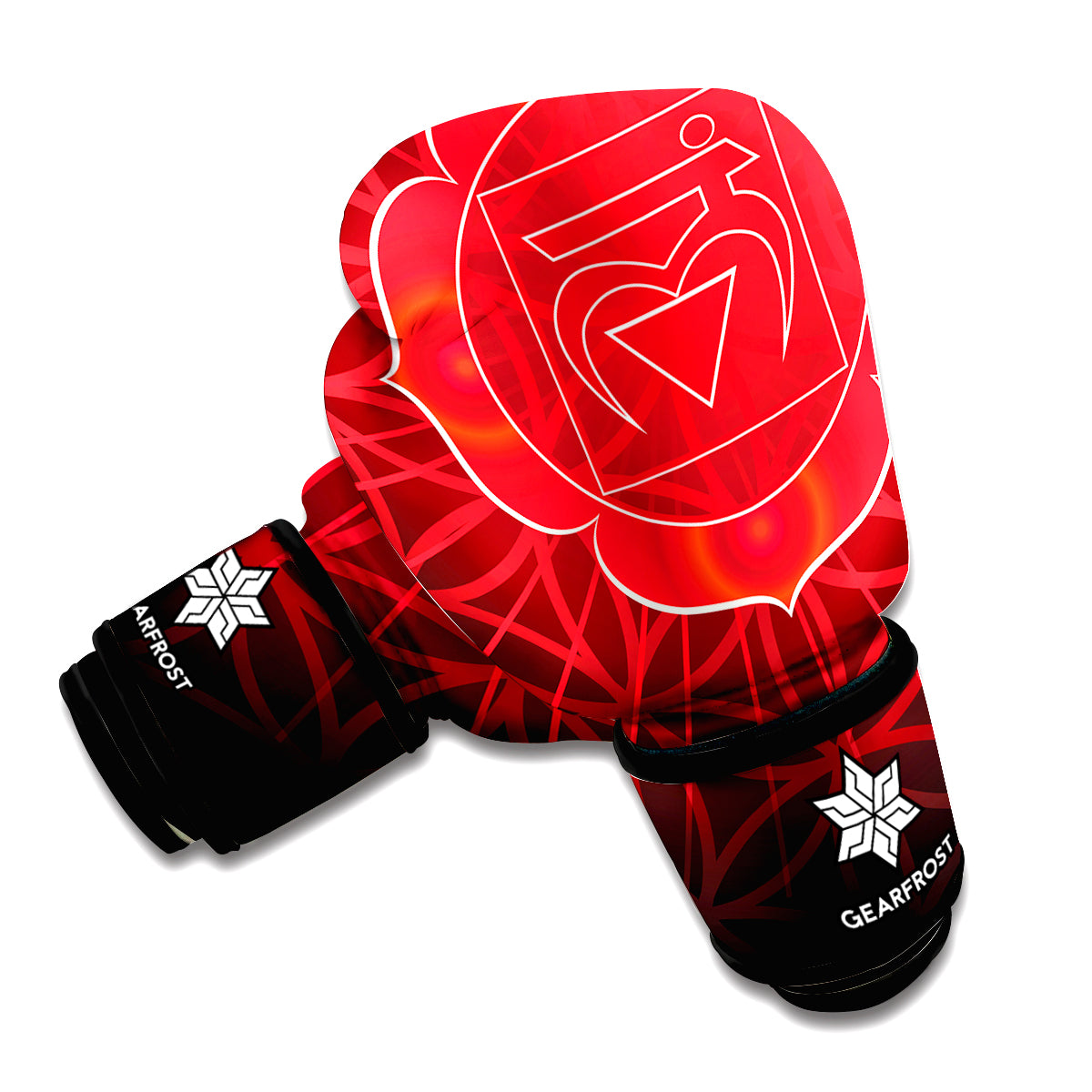 Muladhara Chakra Spiritual Print Boxing Gloves