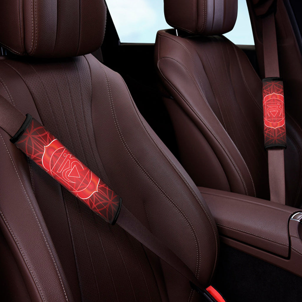 Muladhara Chakra Spiritual Print Car Seat Belt Covers