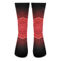 Muladhara Chakra Spiritual Print Crew Socks