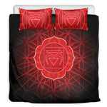 Muladhara Chakra Spiritual Print Duvet Cover Bedding Set