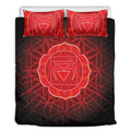 Muladhara Chakra Spiritual Print Duvet Cover Bedding Set