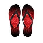 Muladhara Chakra Spiritual Print Flip Flops