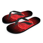 Muladhara Chakra Spiritual Print Flip Flops