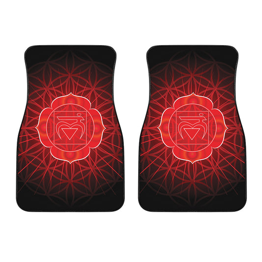 Muladhara Chakra Spiritual Print Front Car Floor Mats