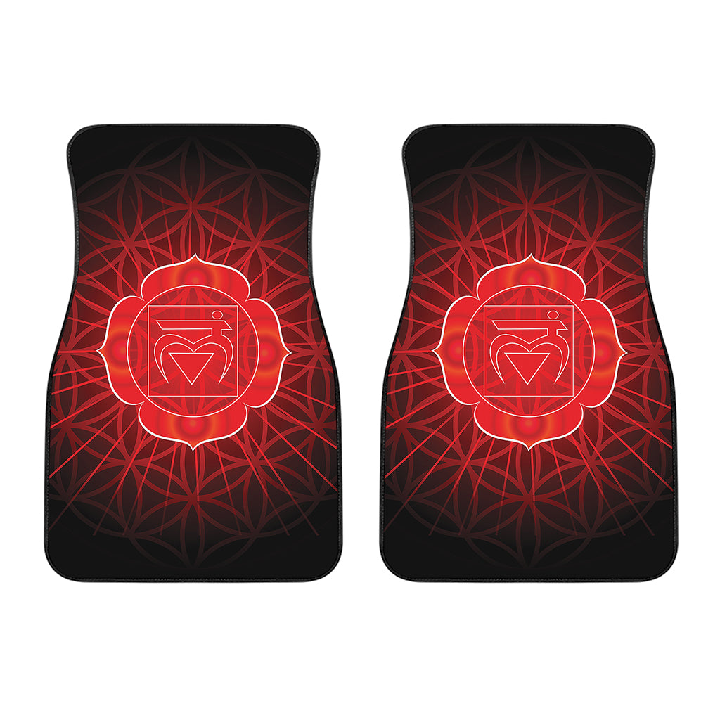 Muladhara Chakra Spiritual Print Front Car Floor Mats