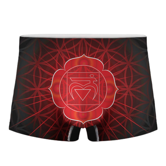 Muladhara Chakra Spiritual Print Men's Boxer Briefs