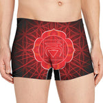 Muladhara Chakra Spiritual Print Men's Boxer Briefs