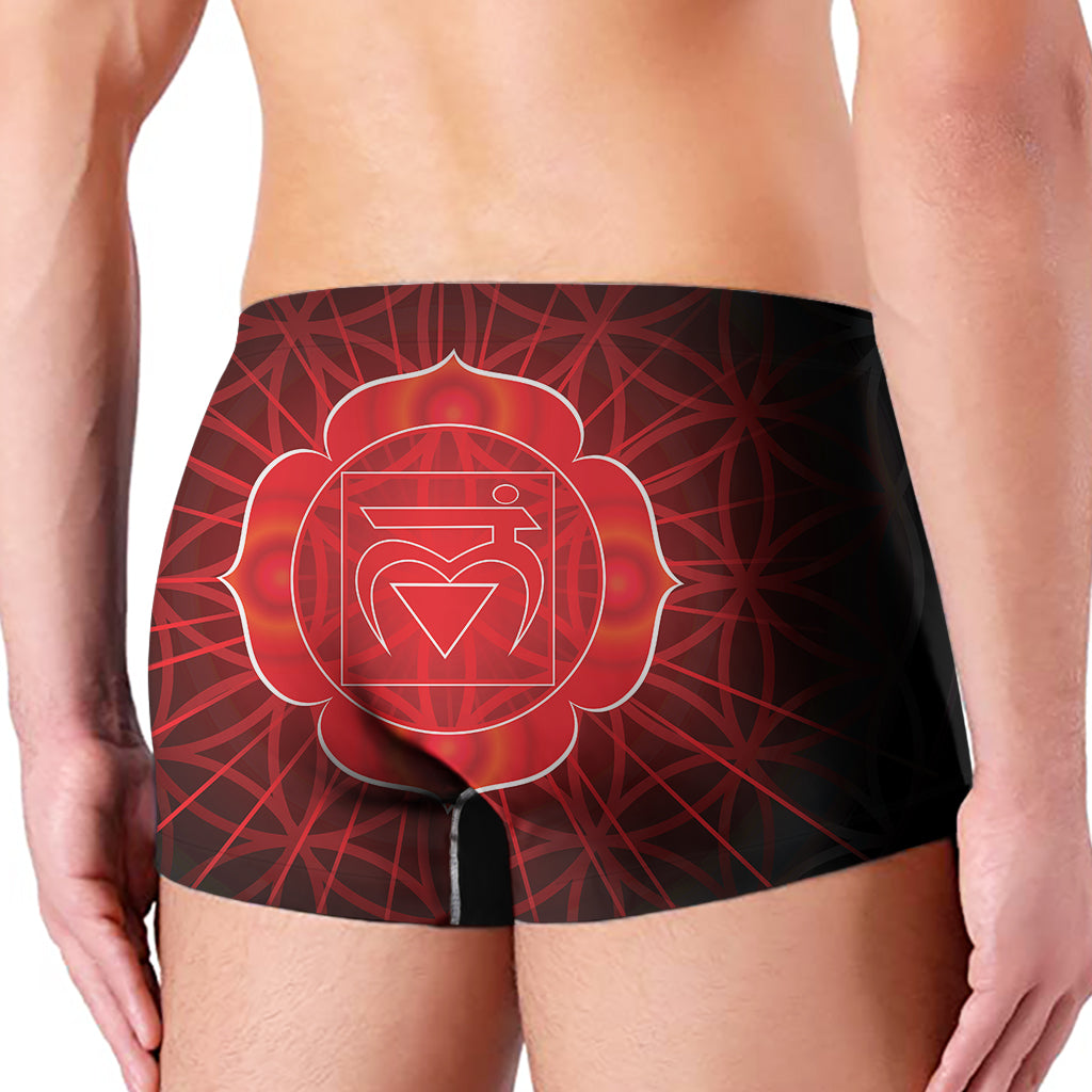 Muladhara Chakra Spiritual Print Men's Boxer Briefs