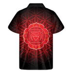 Muladhara Chakra Spiritual Print Men's Short Sleeve Shirt
