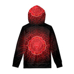 Muladhara Chakra Spiritual Print Pullover Hoodie