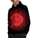 Muladhara Chakra Spiritual Print Pullover Hoodie