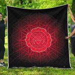 Muladhara Chakra Spiritual Print Quilt