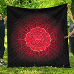 Muladhara Chakra Spiritual Print Quilt
