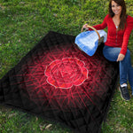 Muladhara Chakra Spiritual Print Quilt