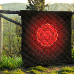 Muladhara Chakra Spiritual Print Quilt