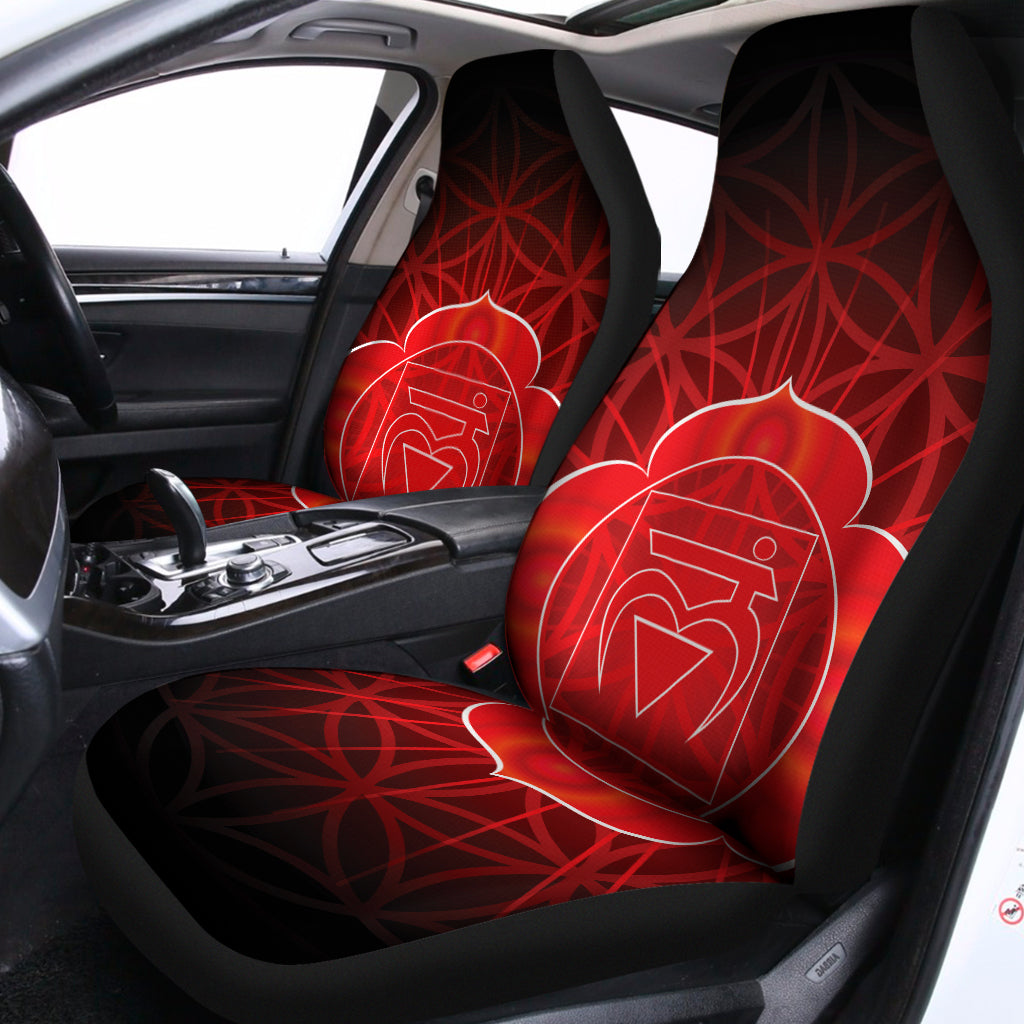 Muladhara Chakra Spiritual Print Universal Fit Car Seat Covers