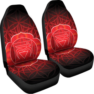 Muladhara Chakra Spiritual Print Universal Fit Car Seat Covers