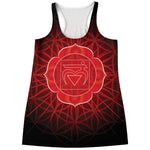 Muladhara Chakra Spiritual Print Women's Racerback Tank Top