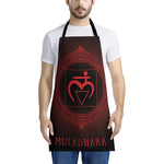 Muladhara Chakra Symbol Print Apron