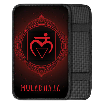 Muladhara Chakra Symbol Print Car Center Console Cover
