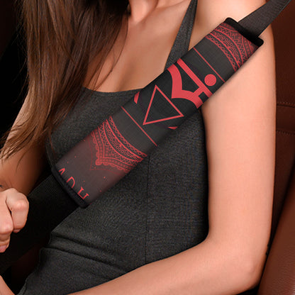 Muladhara Chakra Symbol Print Car Seat Belt Covers