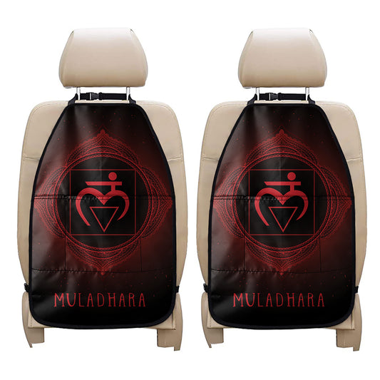 Muladhara Chakra Symbol Print Car Seat Organizers