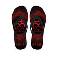 Muladhara Chakra Symbol Print Flip Flops