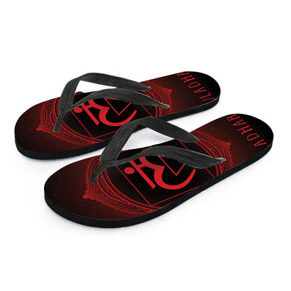 Muladhara Chakra Symbol Print Flip Flops