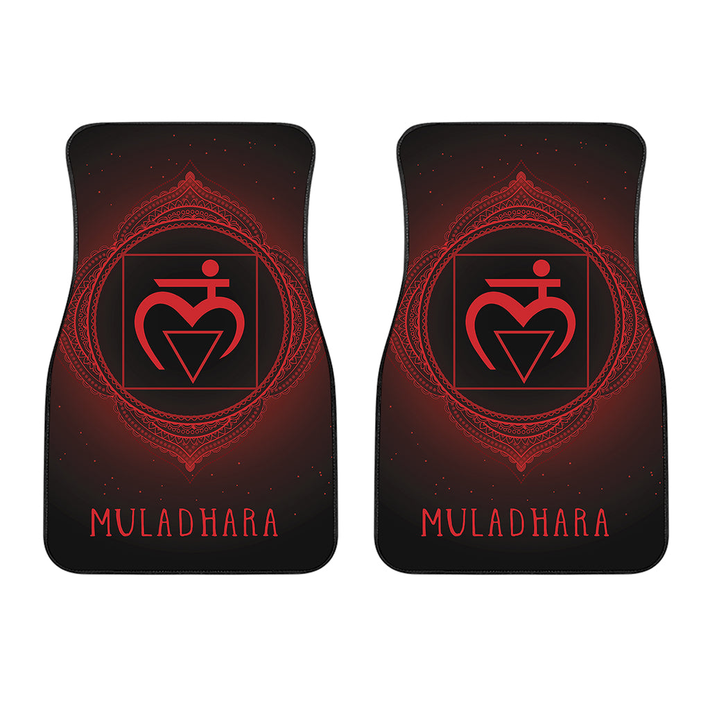 Muladhara Chakra Symbol Print Front Car Floor Mats