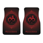 Muladhara Chakra Symbol Print Front Car Floor Mats