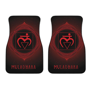 Muladhara Chakra Symbol Print Front Car Floor Mats