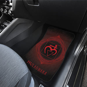 Muladhara Chakra Symbol Print Front Car Floor Mats