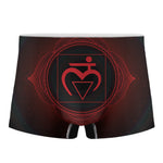 Muladhara Chakra Symbol Print Men's Boxer Briefs