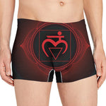 Muladhara Chakra Symbol Print Men's Boxer Briefs