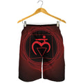 Muladhara Chakra Symbol Print Men's Shorts