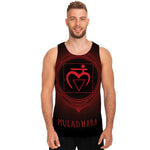 Muladhara Chakra Symbol Print Men's Tank Top